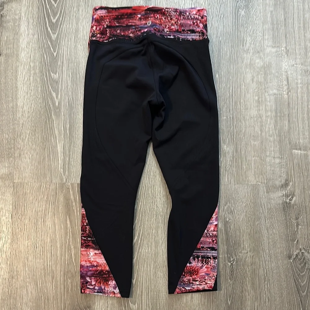 Lululemon Sz 6 Sweat & Repeat Crop High Rise Yoga Workout Lounge Womens Leggings - Picture 5 of 15